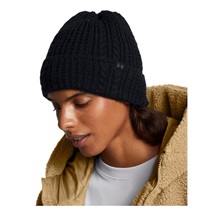 Under Armour Halftime Cable Knit czapka zimowa, czarna