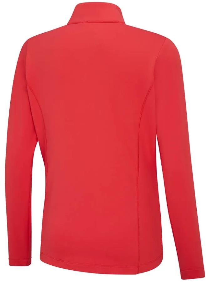 PING Aveline Half Zip damska bluza, cayenne
