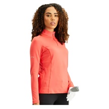 PING Aveline Half Zip damska bluza, cayenne
