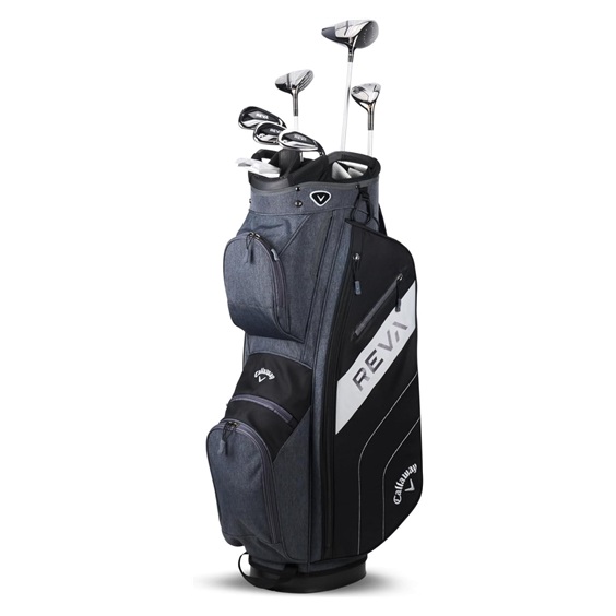 Callaway REVA 8-Piece damski zestaw golfowy, czarny, lewy