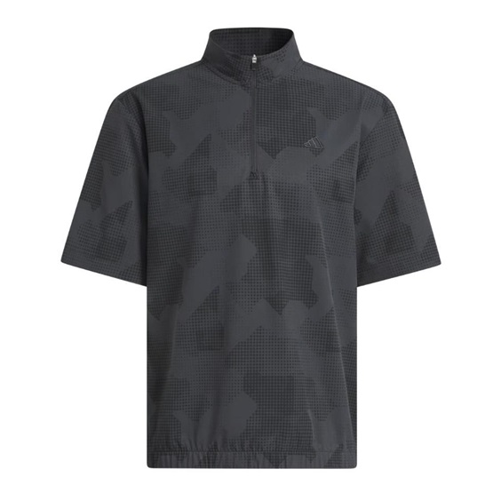 Adidas Go-To DWR short sleeve half-zip męska bluza, czarna