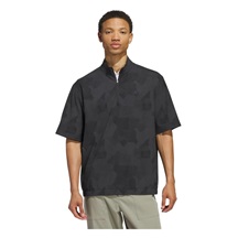 Adidas Go-To DWR short sleeve half-zip męska bluza, czarna