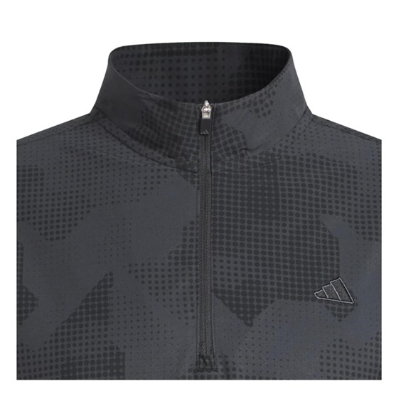 Adidas Go-To DWR short sleeve half-zip męska bluza, czarna