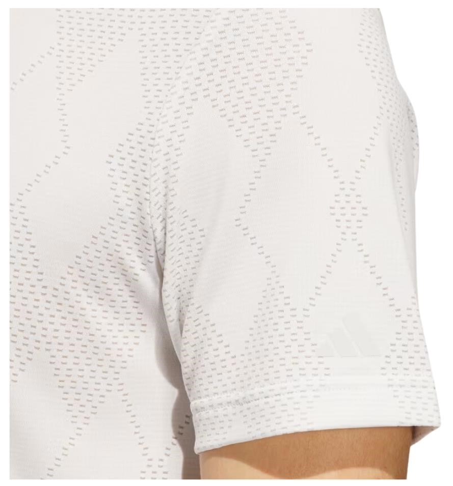 Adidas Ultimate365 Micro Texture męskie polo, białe