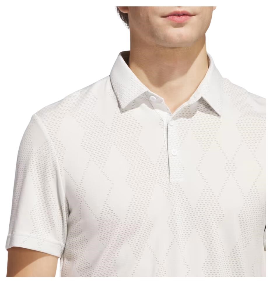 Adidas Ultimate365 Micro Texture męskie polo, białe