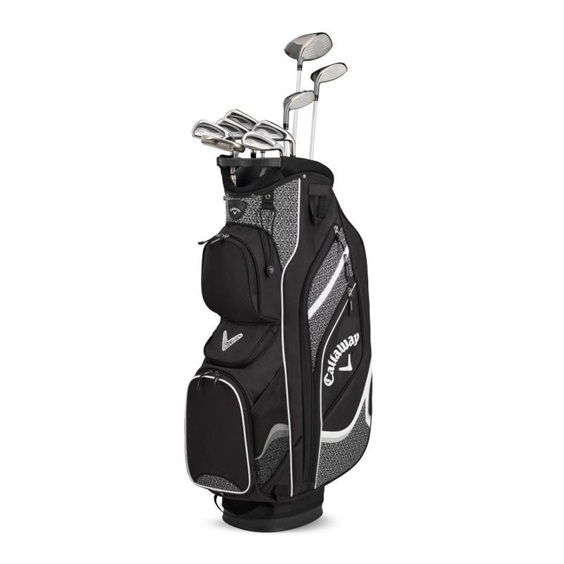 Callaway Solaire 10PC damski zestaw golfowy, czarny