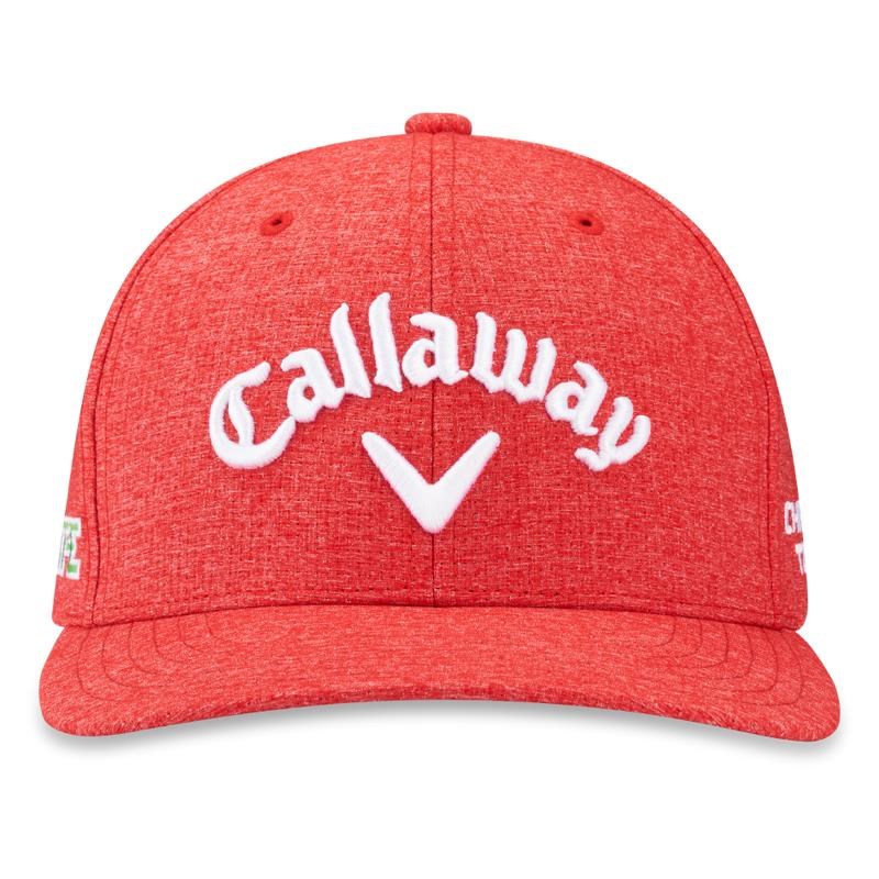 Callaway Performance Pro męska czapka z daszkiem, heather/czerwona