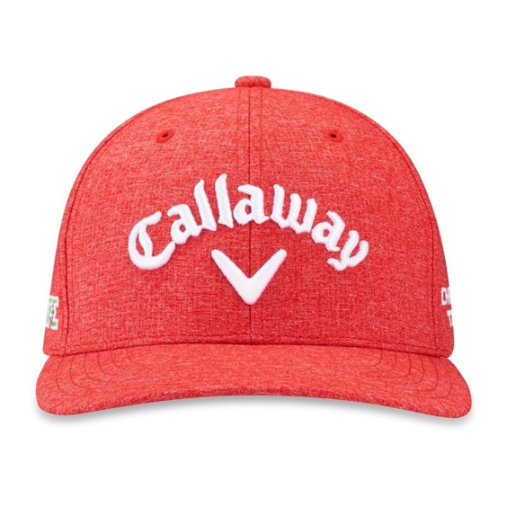 Callaway Performance Pro męska czapka z daszkiem, heather/czerwona