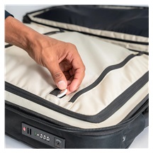 Ogio Pace Pro Hybrid Carry-on 36L walizka podróżna, grey pinstripe