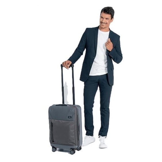 Ogio Pace Pro Hybrid Carry-on 36L walizka podróżna, grey pinstripe