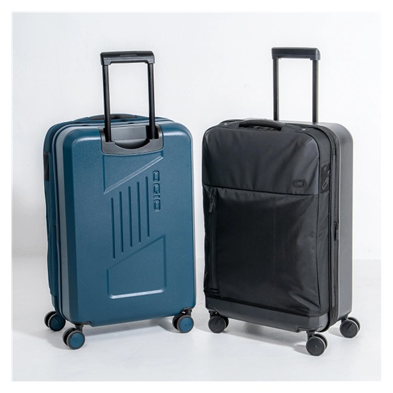 Ogio Pace Pro Hybrid Carry-on 36L walizka podróżna, grey pinstripe