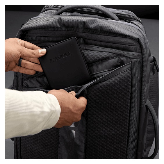Ogio Pace Pro Max 45L Travel Pack, grey pinstripe