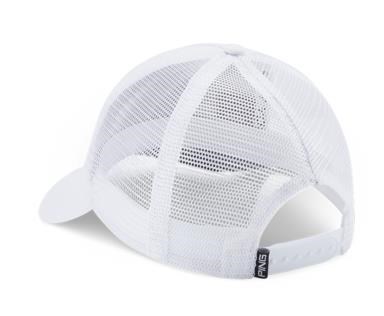 Ping Diamond Trucker czapka z daszkiem, biała