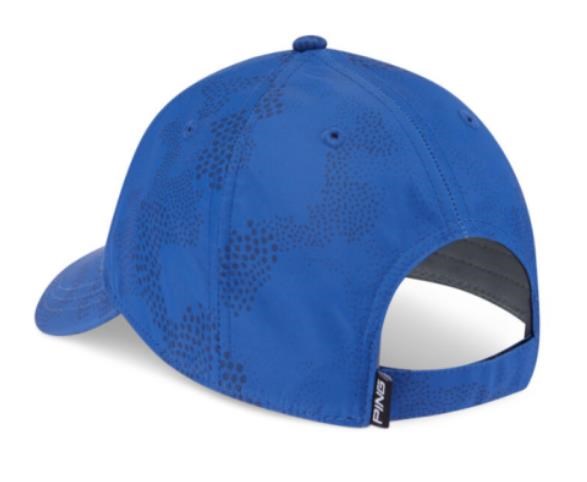 Ping Textured Camo czapka z daszkiem, mid blue multi