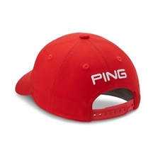 Ping Tour Classic czapka z daszkiem dla dzieci, czerwona