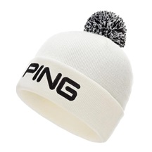 PING Classic Bobble męska czapka zimowa, biała