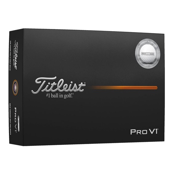 Titleist Pro V1 Enhanced Alignment piłki golfowe