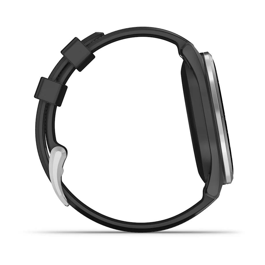 Garmin Approach S44 GPS zegarek, black/silver aluminium