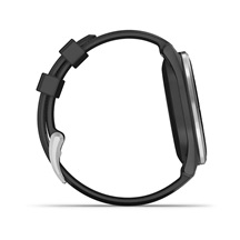 Garmin Approach S44 GPS zegarek, black/silver aluminium