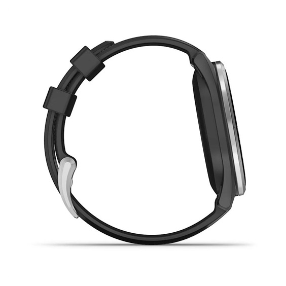 Garmin Approach S44 GPS zegarek, black/silver aluminium