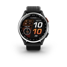 Garmin Approach S44 GPS zegarek, black/silver aluminium