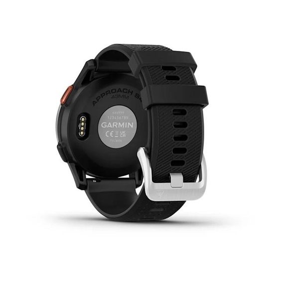 Garmin Approach S44 GPS zegarek, black/silver aluminium
