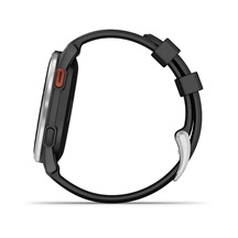 Garmin Approach S44 GPS zegarek, black/silver aluminium