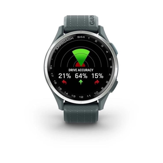 Garmin Approach S44 GPS zegarek, twilight/silver aluminium