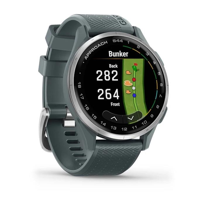 Garmin Approach S44 GPS zegarek, twilight/silver aluminium
