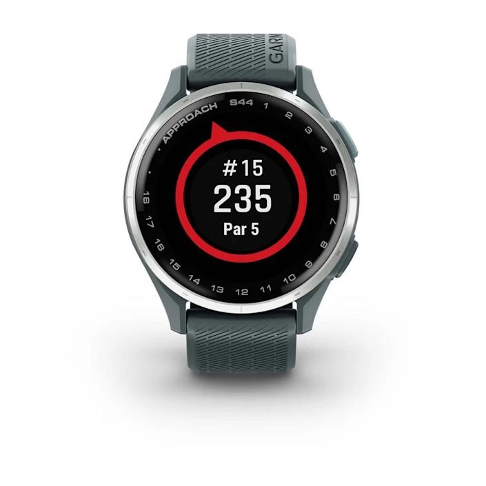 Garmin Approach S44 GPS zegarek, twilight/silver aluminium