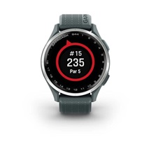 Garmin Approach S44 GPS zegarek, twilight/silver aluminium