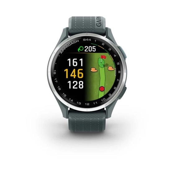 Garmin Approach S44 GPS zegarek, twilight/silver aluminium