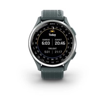 Garmin Approach S44 GPS zegarek, twilight/silver aluminium