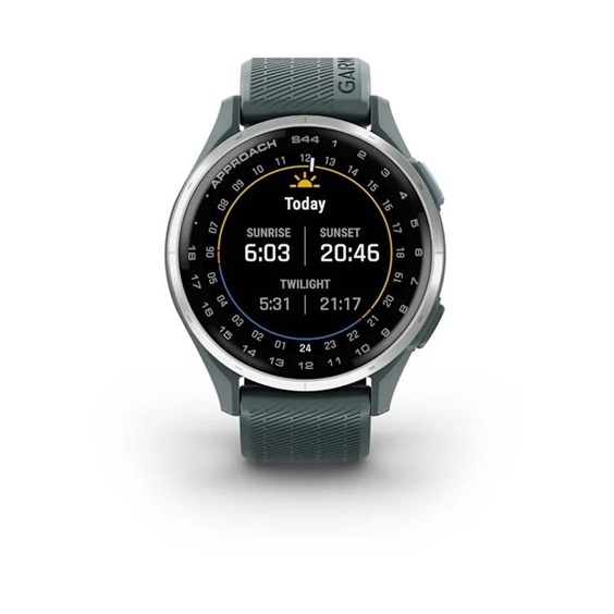 Garmin Approach S44 GPS zegarek, twilight/silver aluminium