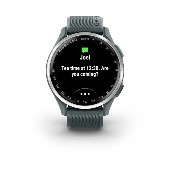 Garmin Approach S44 GPS zegarek, twilight/silver aluminium