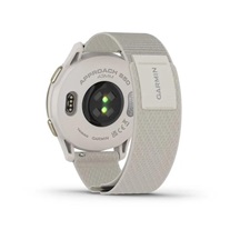 Garmin Approach S50 GPS zegarek, ivory nylon/cream gold aluminium