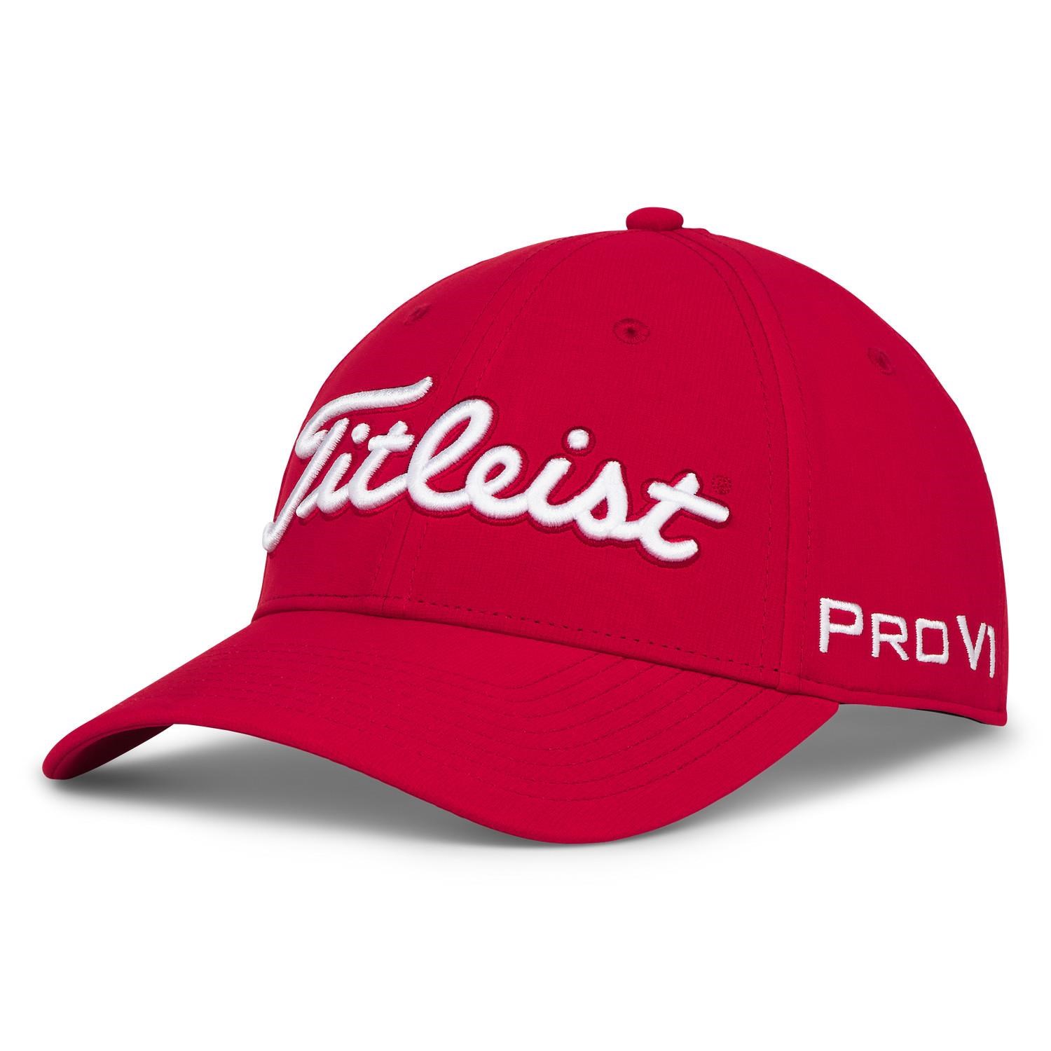 Titleist Tour Performance męska czapka z daszkiem, czerwona