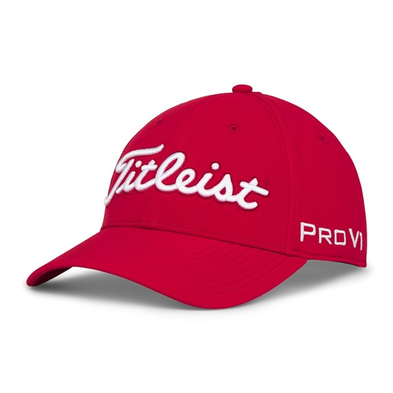Titleist Tour Performance męska czapka z daszkiem, czerwona
