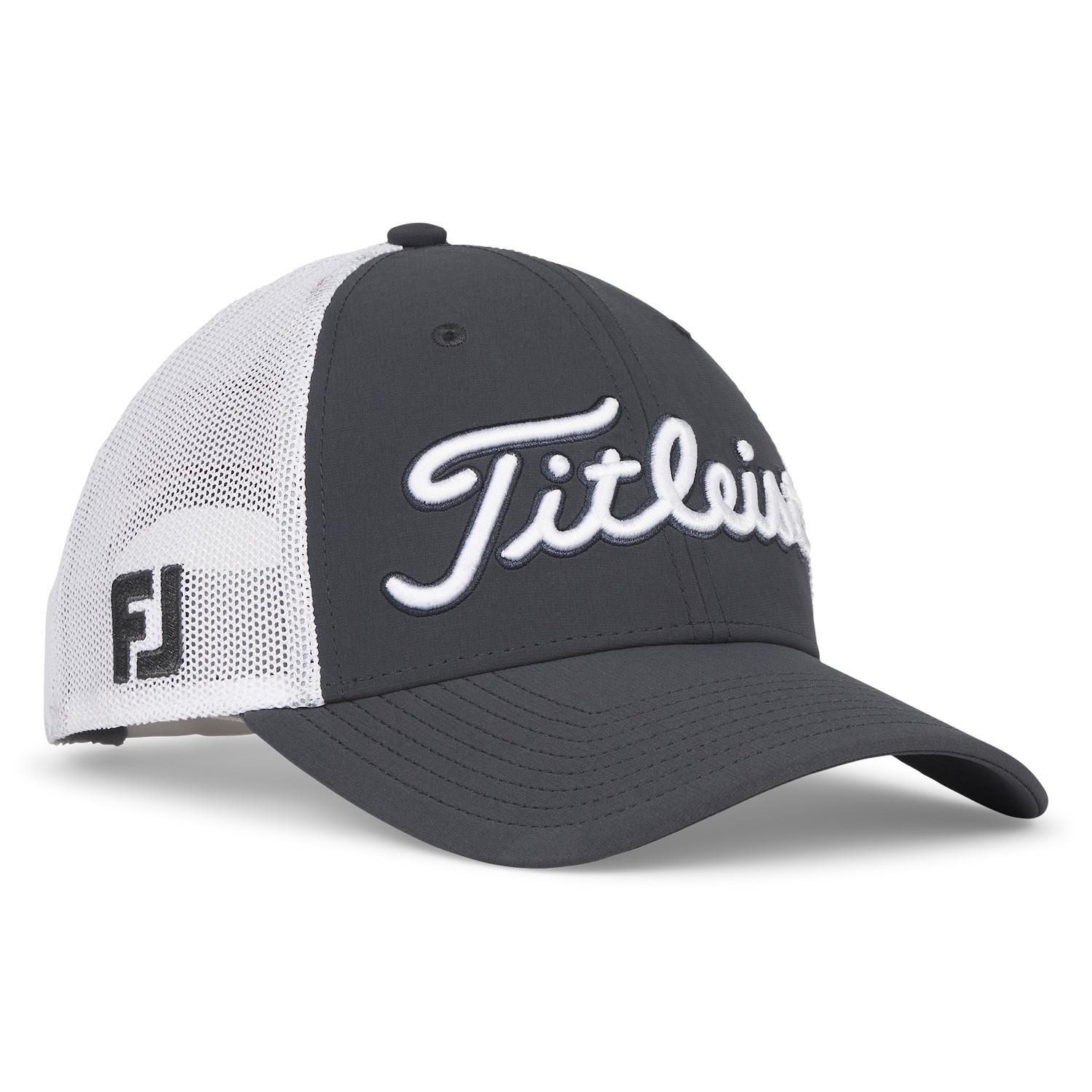Titleist Tour Performance Mesh męska czapka z daszkiem, szaro/biała