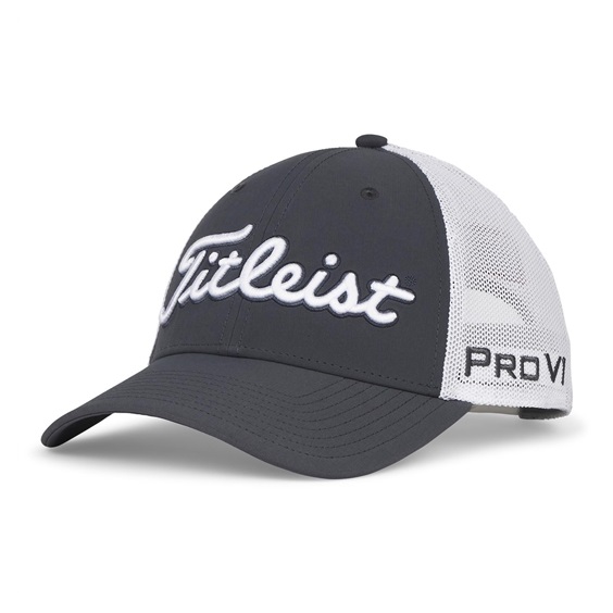 Titleist Tour Performance Mesh męska czapka z daszkiem, szaro/biała