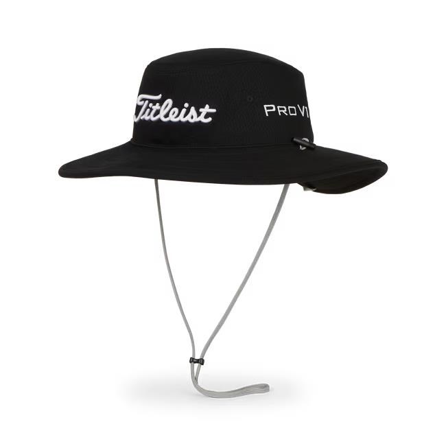 Titleist Tour Aussie męski kapelusz, czarny