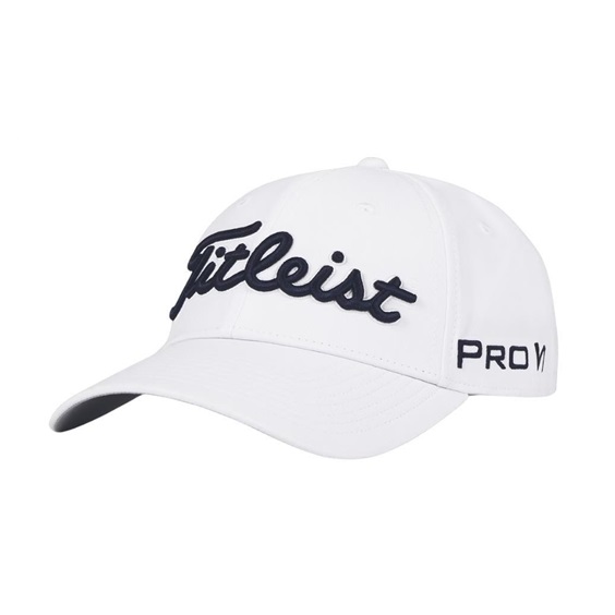 Titleist Junior Tour Performance czapka z daszkiem dla dzieci, biała