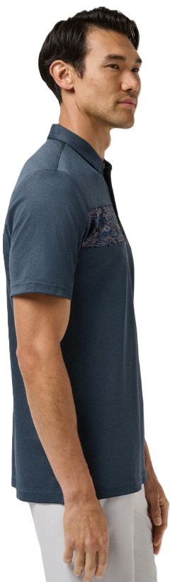 Travis Mathew Good Good Acropolis męskie polo, mood indigo/vintage indigo
