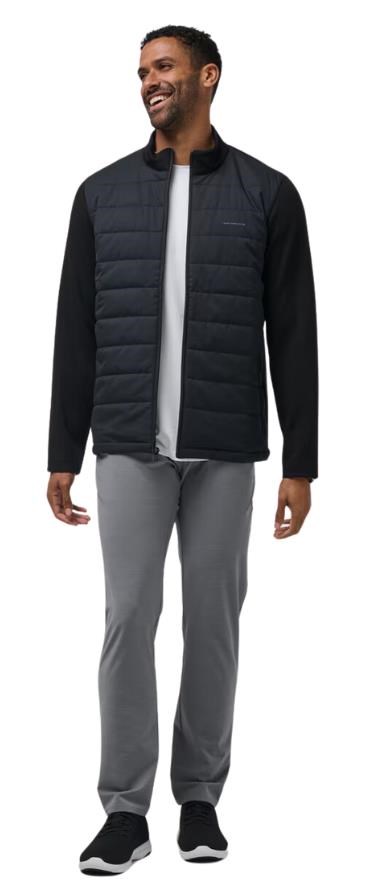 Travis Mathew Point of Sail Full Zip męska kurtka, czarna