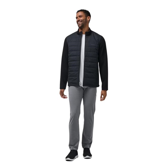 Travis Mathew Point of Sail Full Zip męska kurtka, czarna