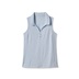 Travis Mathew Featherweight Active 2.0 damskie polo bez rękawów, niebieskie