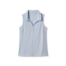 Travis Mathew Featherweight Active 2.0 damskie polo bez rękawów, niebieskie