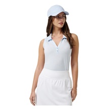 Travis Mathew Featherweight Active 2.0 damskie polo bez rękawów, niebieskie