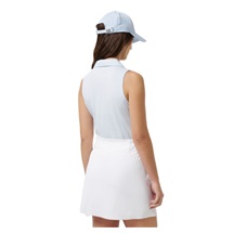 Travis Mathew Featherweight Active 2.0 damskie polo bez rękawów, niebieskie