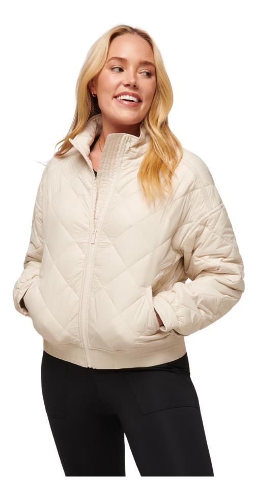 Travis Mathew Lights at Night Quilted damska kurtka, pumice stone